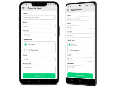 Imagem do aplicativo do Gera Lead